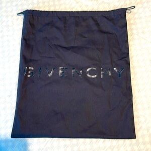 Givenchy black dust bag shoe bag drawstring